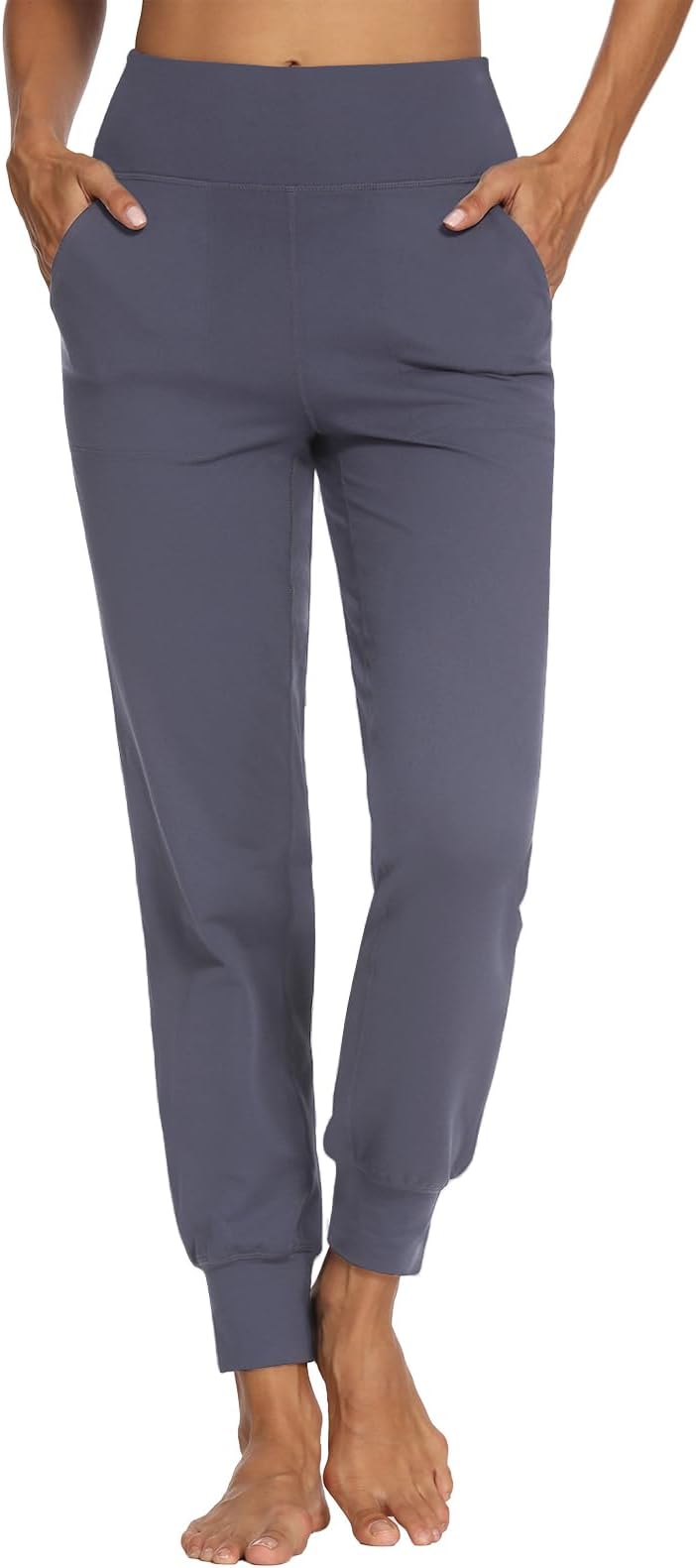 – Buttery Soft Women's Joggers Capris with 4 Pockets Active Sweatpants High Waist Workout Yoga Lounge Pant