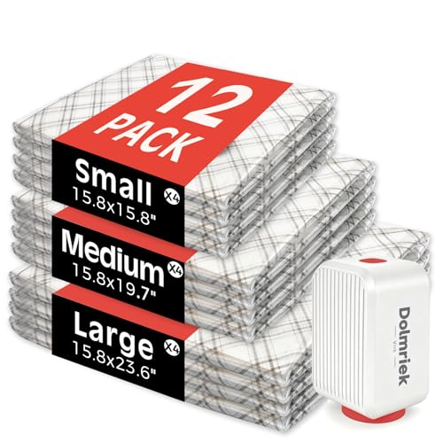 Image of 12pcs Vacuum Seal Bags for Clothing Travel, Cordless Pump, Carry-on Size Compression Packing Bags, 4000Pa Suction & 2000mAh Battery, Vacuum Storage Bags for Clothes, Luggage, Suitcase, Space Saver