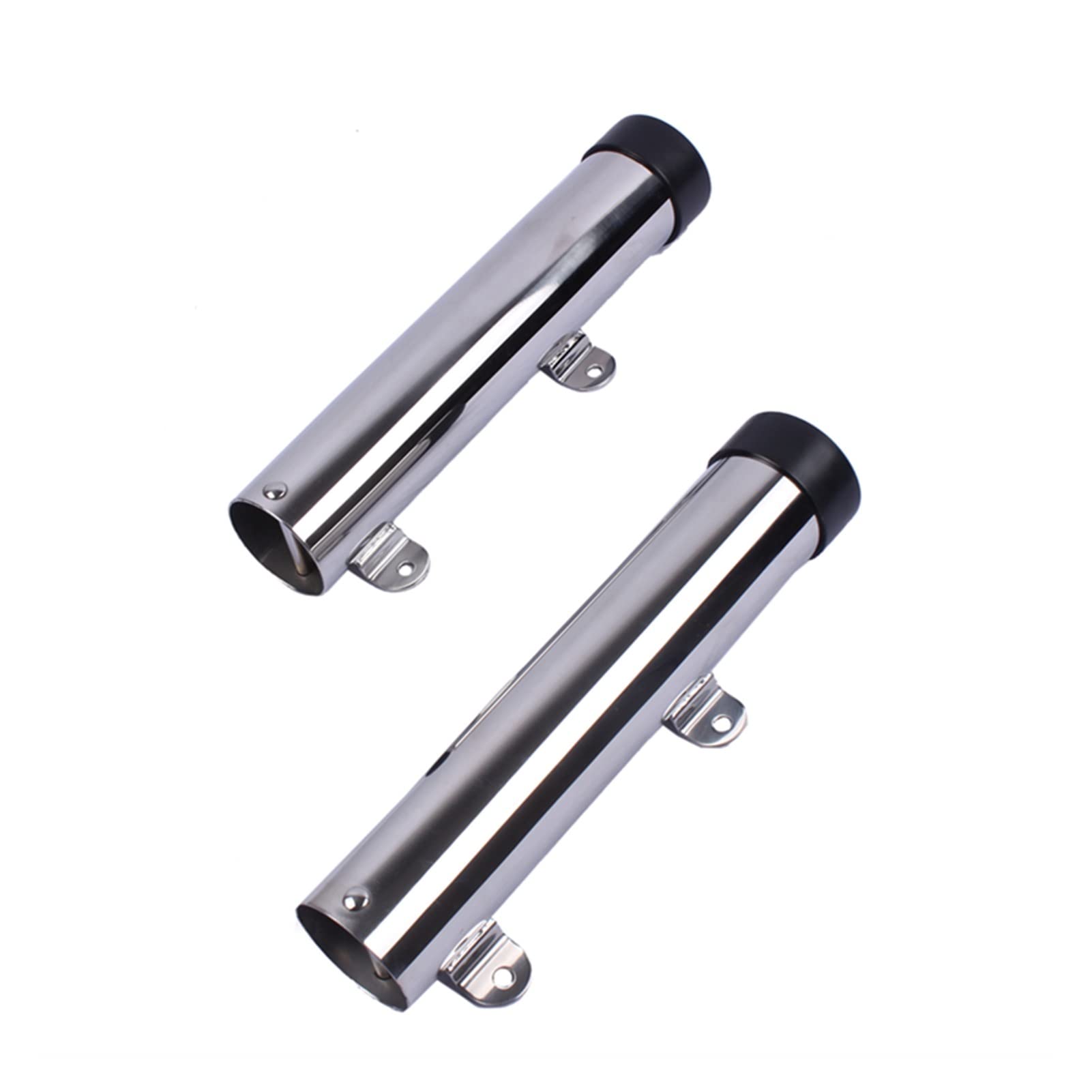 MENGKE 2 Pezzi da 10 "Pesca Laterale da 10" Supporto for la Canna da Pesca in Acciaio Inox Acciaio in Acciaio Inox Sedile in Acciaio Inossidabile for Yacht for Barche Marine