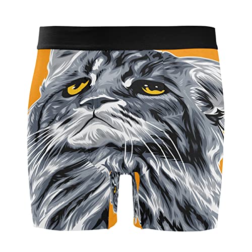 Ropa interior elástica de hombre estilo bóxer de gato japonés pack 2