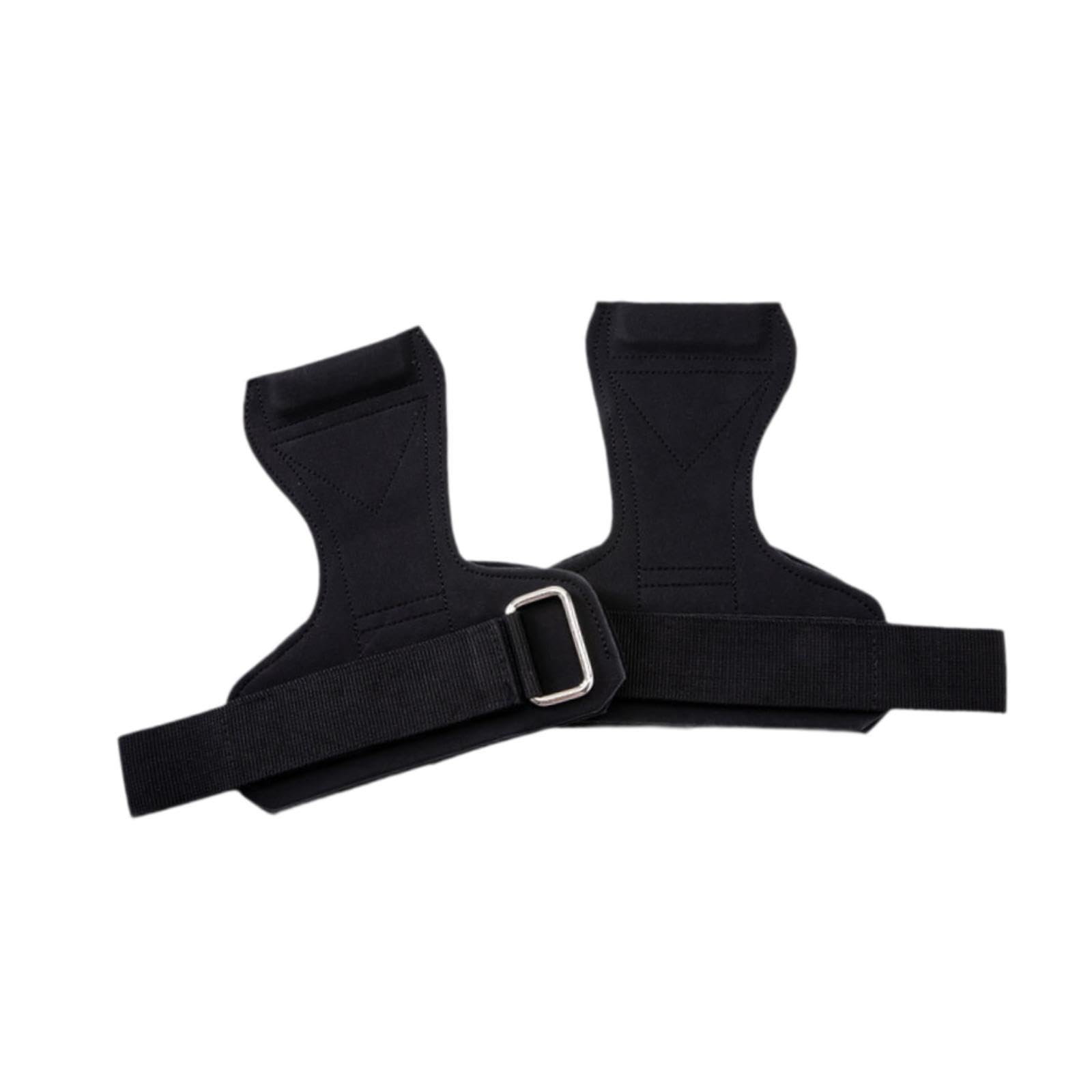 Guanti da palestra con imbottitura ispessita, cintura per pesi multi-scenario per ginnastica, colore nero, 21 x 19 cm