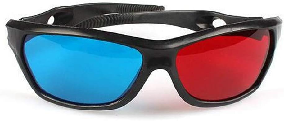 3D Glasses 3D Vision Glasses Simple Style Red Blue Glasses for Anaglyph Movie Game DVD Video