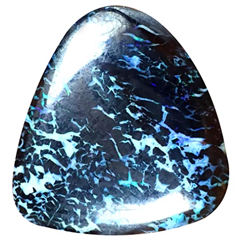 Opale australienne Boulder naturelle non chauffée 7,22 ct contre les imitations