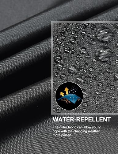 Little Donkey Andy Mens Water-Repellent Windbreaker Packable, Ultra Light Quick-Dry Light Jacket Half Zip Pullover4