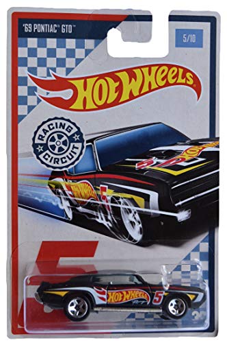 Hot Wheels Pontiac GTO 69 noir jouet voiture de course enfant et circuit miniature