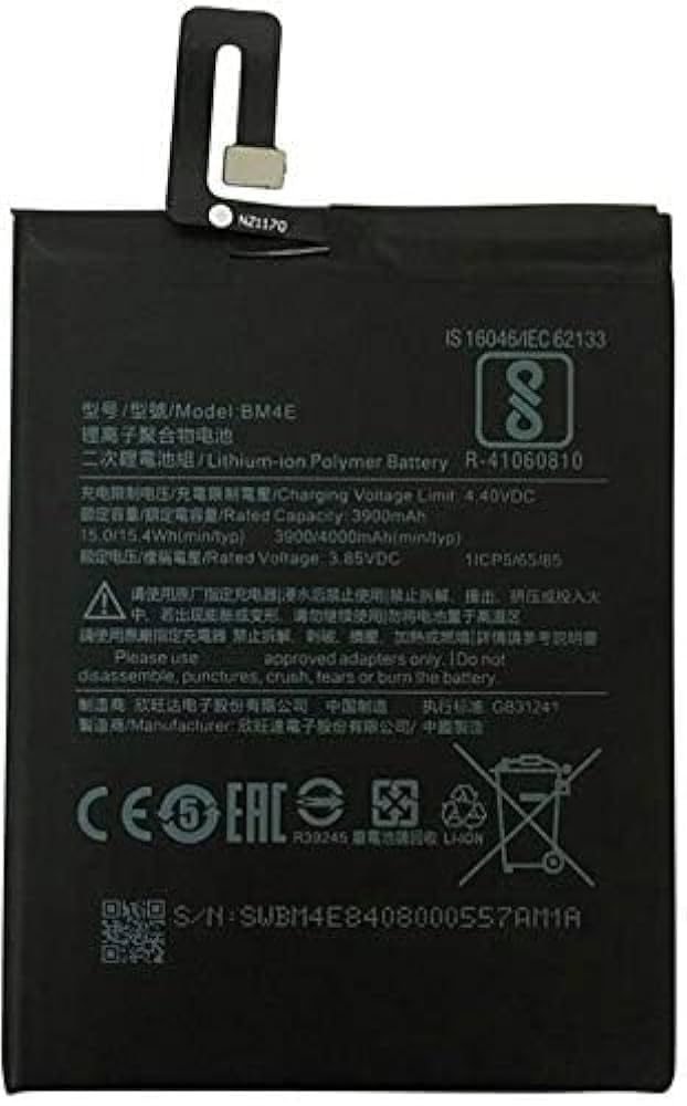 pkstore bis Certified bm4e Battery for xiaomi pocophone Poco f1 4000mah with Warranty-image-3