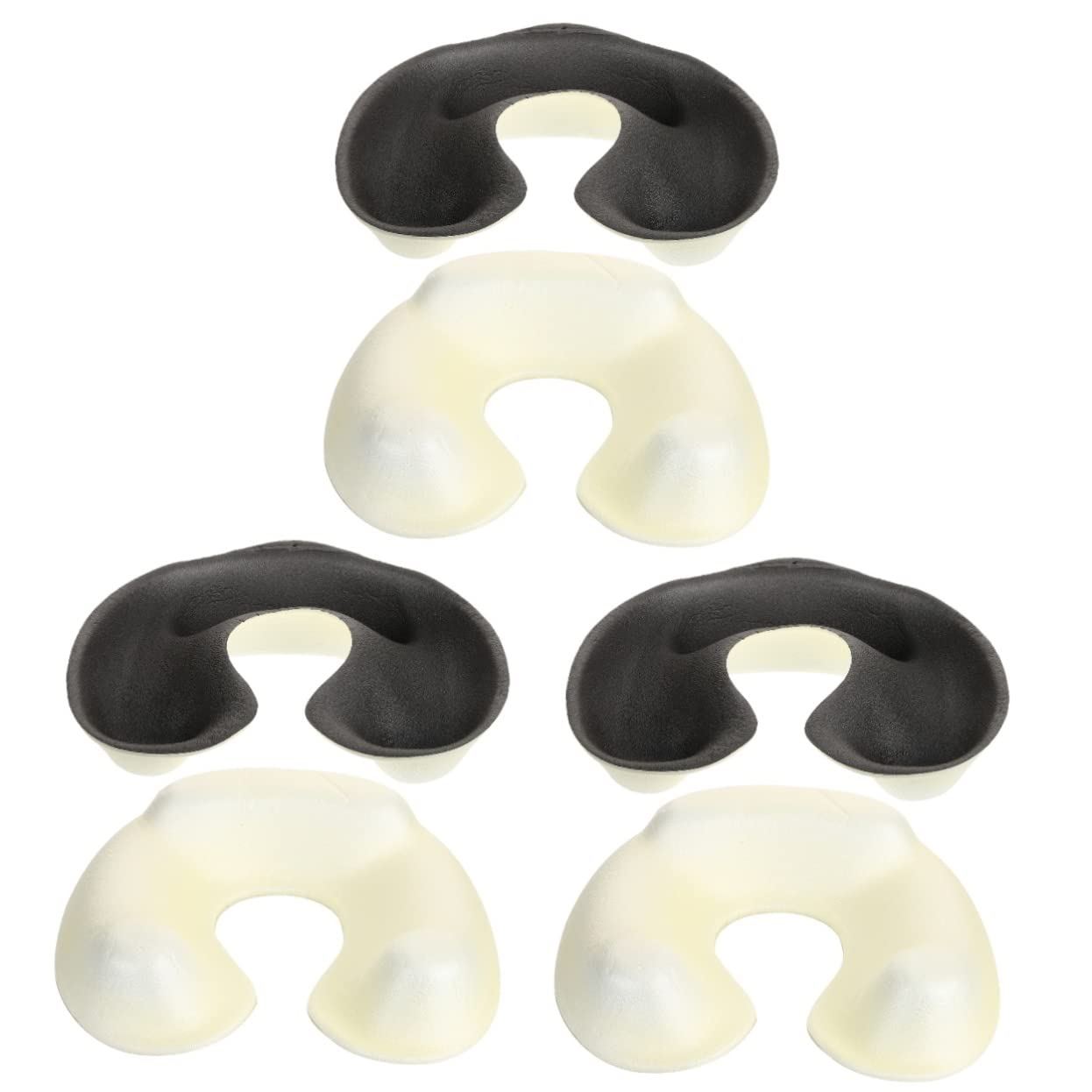 LALAFINA 3pcs Hair Perm Supplies Neck Tray for Perms Hair Salon Neck Protector Hairdressing Tool