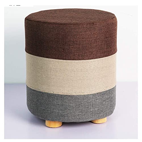 Taburete de sofá bajo para solucionar la falta de espacio con madera maciza simple 2
