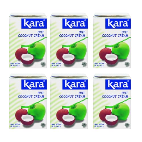 Kara Crema de coco 200 ml (Paquete de 6)