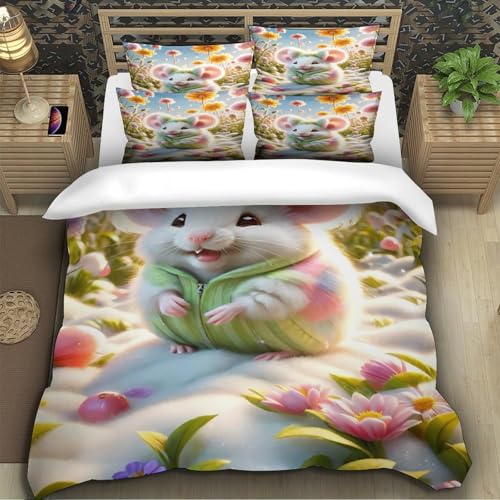 Parure de lit enfant microfibre housse de couette 135x200 légère - 5