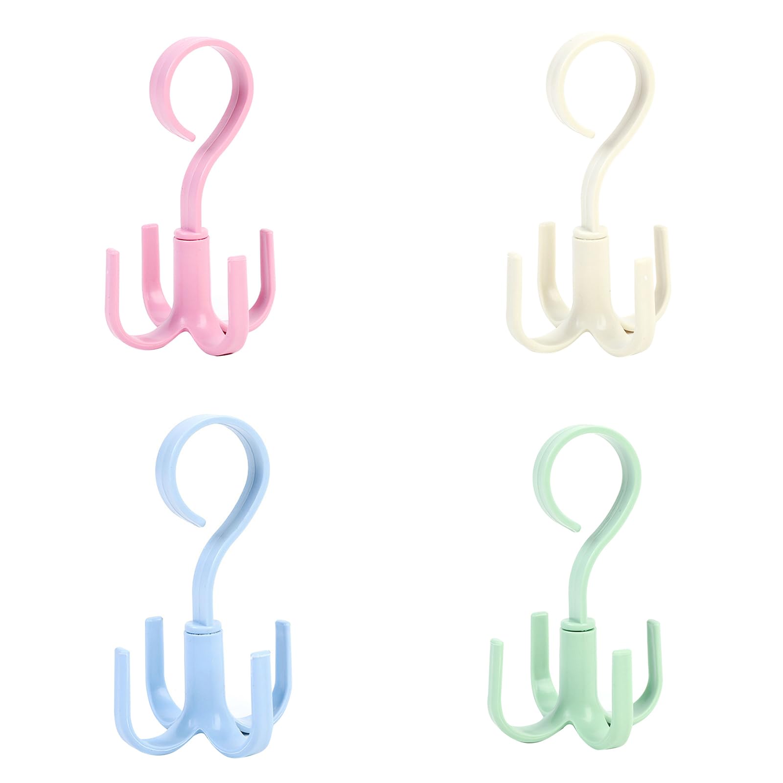 10 Ganci Rivoluzionari 4 Artigli - Ganci Girevoli 360° Per Appendere Tutto In Casa - Foto 2