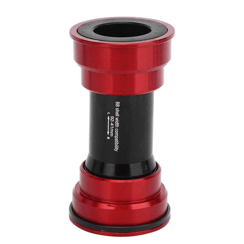 RiToEasysports BB91 BB92 Suport Rowerowy, łożysko Ceramiczne z Aluminium CNC 6061, Zintegrowane Koło z Pustym łańcuchem, z uszczelką silikonową i technologią (Ceramiczny wspornik dolny, wciskany,