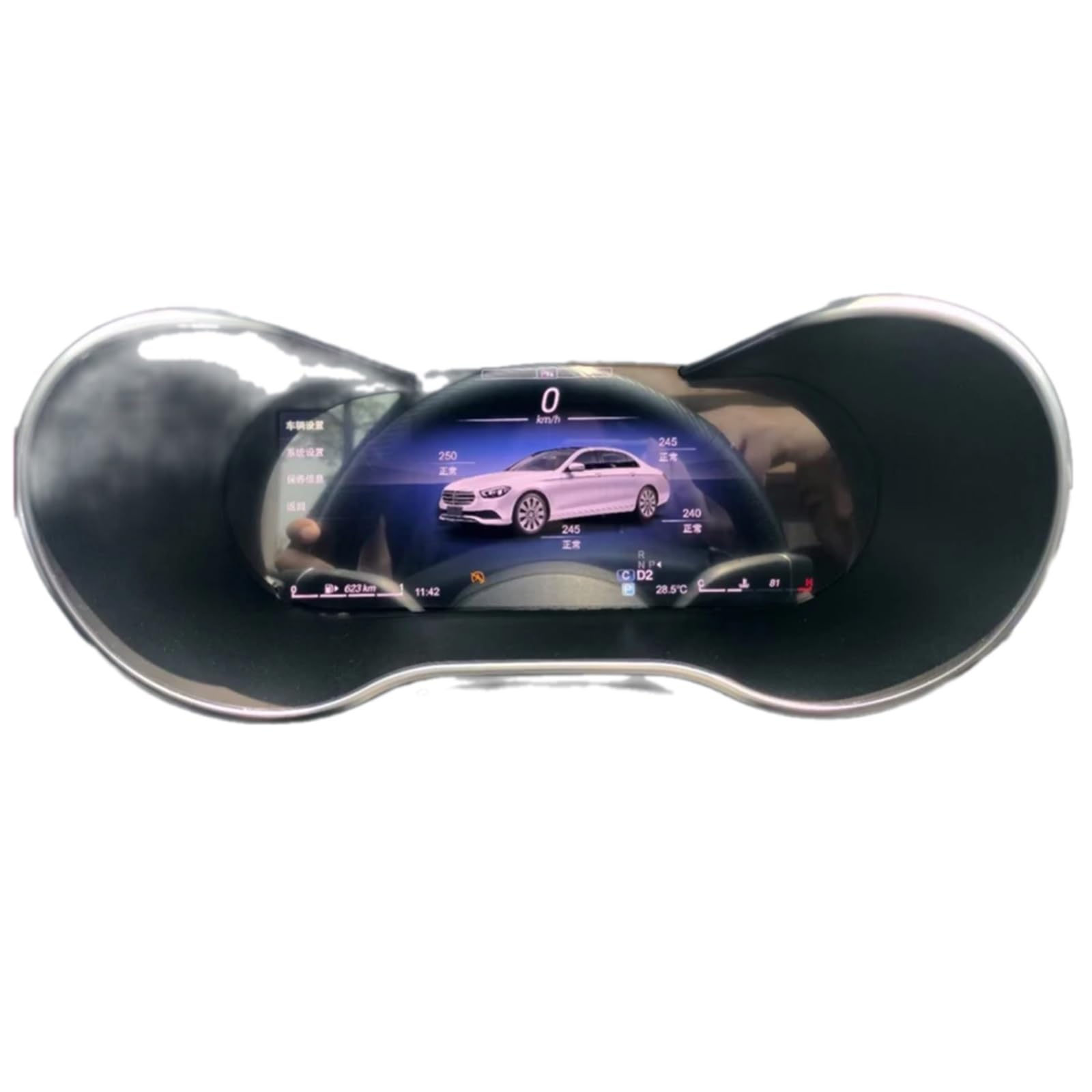 Quadro strumenti digitale Virtual Cockpit da 12,3'', for Mercedes, for Benz, Classe Glc/c W253 X253 W205 2015 2018 Contachilometri sul cruscotto schermo della cabina di pilotaggio virtuale