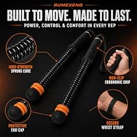 Ropeless Battle Rope, Adjustable Weighted Workout Cord for Home Gym, Black — image 5