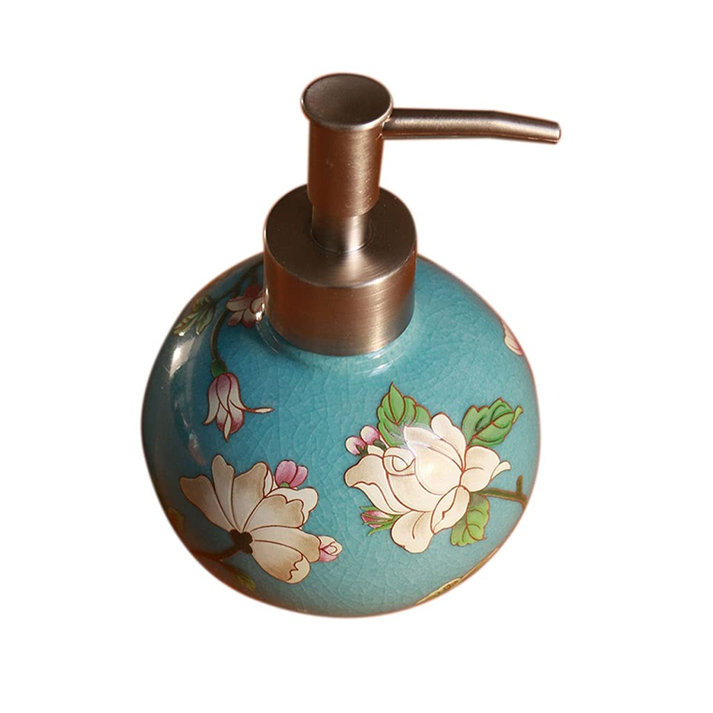 rurka do dozownika mydła, z dyszą pompki, mała ceramiczna butelka na balsam do olejków eterycznych/żelu pod prysznic/szamponu, pompka blatowa(F)