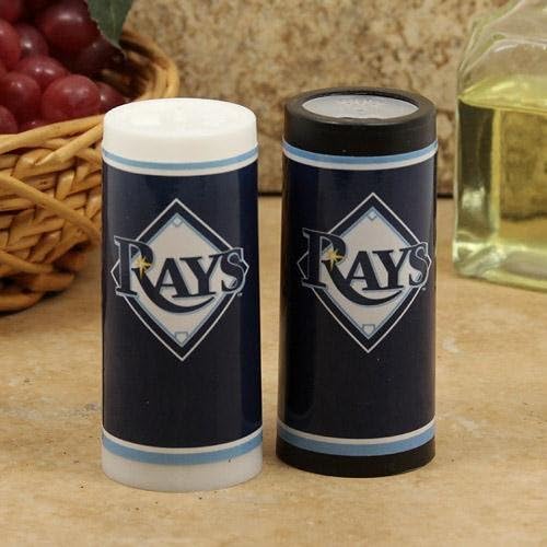 MLB Tampa Bay Rays Salt and Pepper Shaker Set Navy Blue