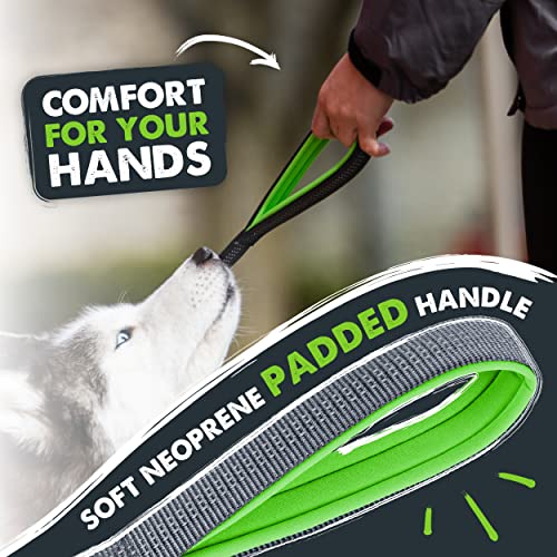 Mighty Paw Short Leash, Traffic Handle Dog Leash, Premium Quality Dog Lead With Padded Handle (30 In, Grey) #TOP4