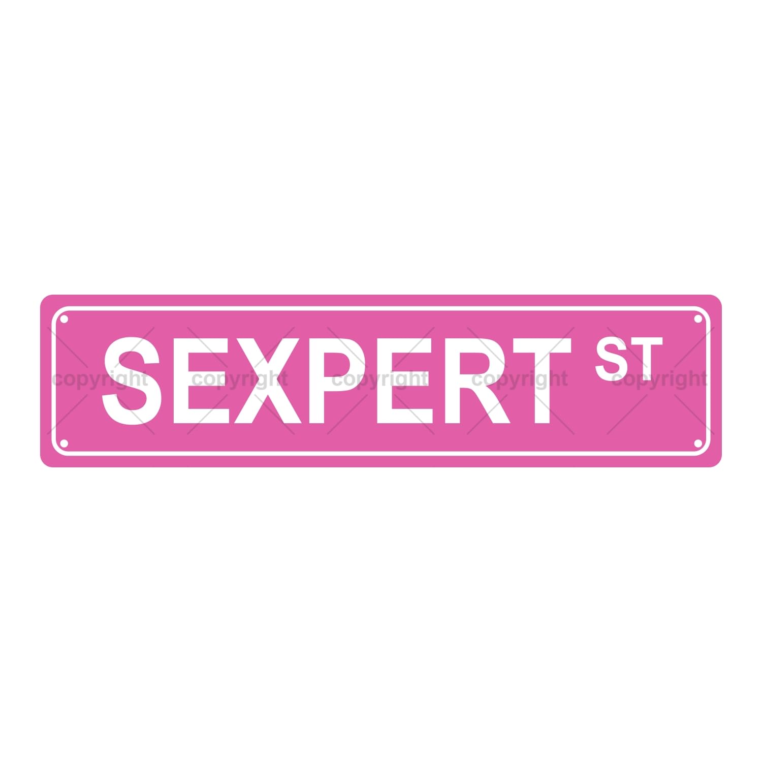 Sexpert St Sexual Metal Tin Street Sign Bar Cafe Garage Cave Home Room Wall Bathroom Farmhouse Garden Porch Patio Decor,4x16 Inch