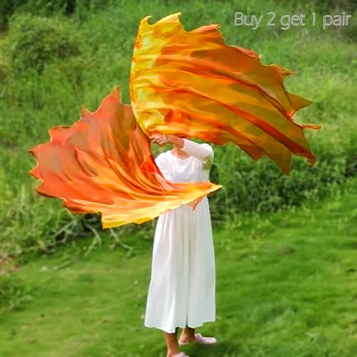 Drapeau prophétique Wucheal pour danse culte et expression corporelle feu