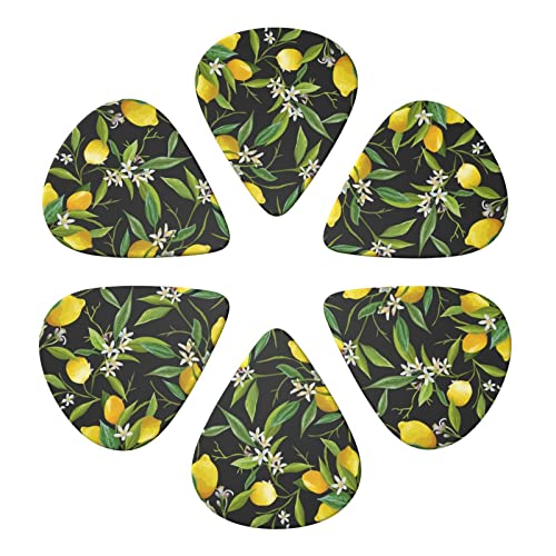 Ensemble de 6 médiators de guitare citron et fleur pour guitare acoustique, guitare électrique, basse, ukulélé – fin… - Les Beatles, Paul McCartney, John Lennon, RIngo Starr, George Harrison Ensemble de 6 médiators de guitare citron et fleur pour guitare acoustique, guitare électrique, basse, ukulélé - fin… – Image 5