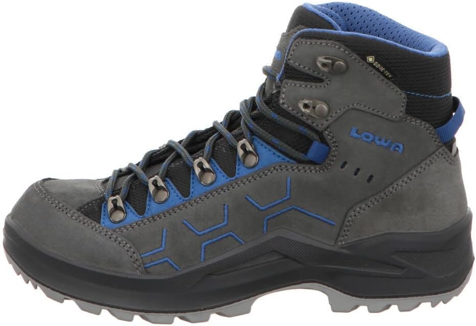 LOWA Boots medium Kody Evo GTX Mid Junior [2024], Anthracite blue, 6 Big Kid