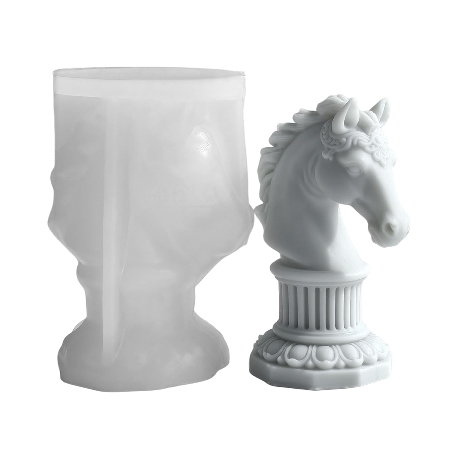 LUCKGONI Creative Horse Shaped Candle Silicone Mold For Scented Candle Soap And Home Decoration Creative