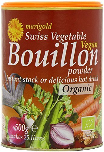 MARIGOLD Swiss Vegetable Bouillon - Organic 500g (PACK OF 4)