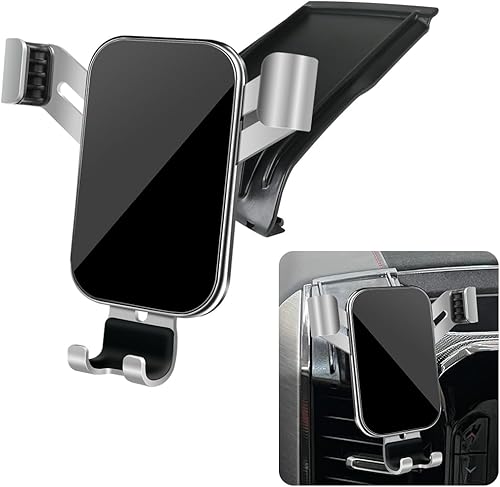 LUNQIN Soporte de teléfono de coche para Dodge Ram 2019-2024 1500 2500 3500 (pantalla táctil de 12 pulgadas), camionetas, accesorios de automóvil,