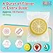 Fruit Slices Candy - Hard Candy Bulk 1 lb Bag of Individually Wrapped Small Candy Fruit Slices (approx. 118 pcs) Hard Candies Assortment - Great for Candy Buffet - Office Candy - Treat Bags