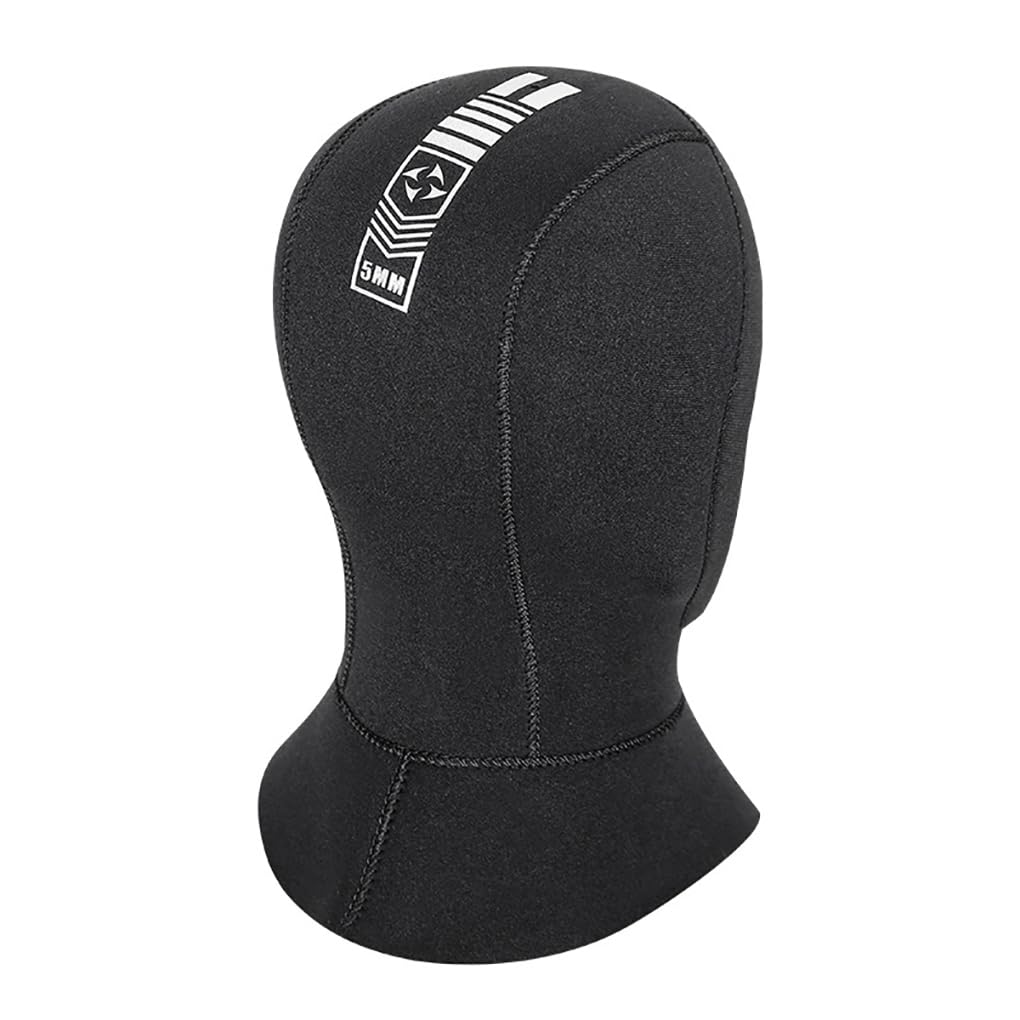 Żagiel nurkowy 5 mm czapki do nurkowania termiczne CR super elastyczny sprzęt do nurkowania bluza z kapturem wiatroszczelny kombinezon pływacki czepek dla mężczyzn 【L】