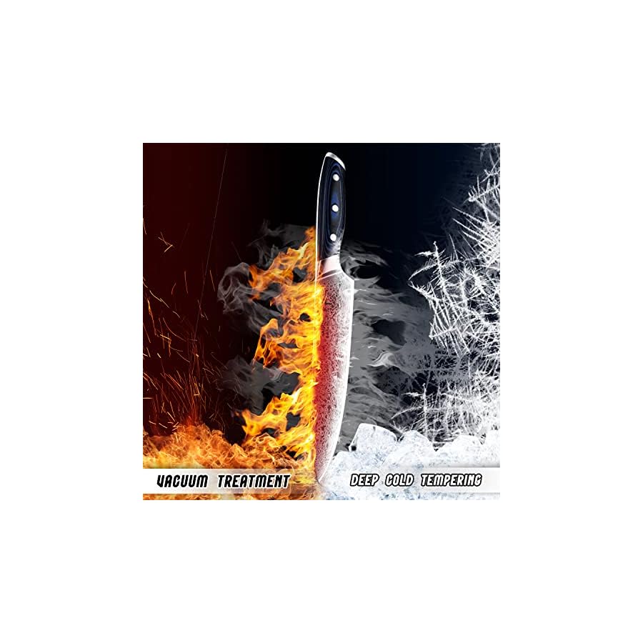 FANTECK-Chef-Knife-8-Inch-Japanese-Damascus-Kitchen-Knife-VG10-Super-Steel-67-Layer-High-Carbon-Professional-Kitchen-Chef-KnivesFull-Tang-Ergonomic-G10-Handle-with-Sheath-Sharpener FANTECK Chef Knife 8 Inch Japanese Damascus Kitchen Knife, VG10 Super Steel 67 Layer High Carbon Professional Kitchen Chef Knives,Full Tang Ergonomic G10 Handle-with Sheath & Sharpener