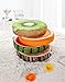 HYSEAS Round Throw Pillows 14 Inch Watermelon, 3D Print Decorative Plush Funny Fruit Stuffed Cushions Seat Pad for Couch, Chair, Floor, Sofa