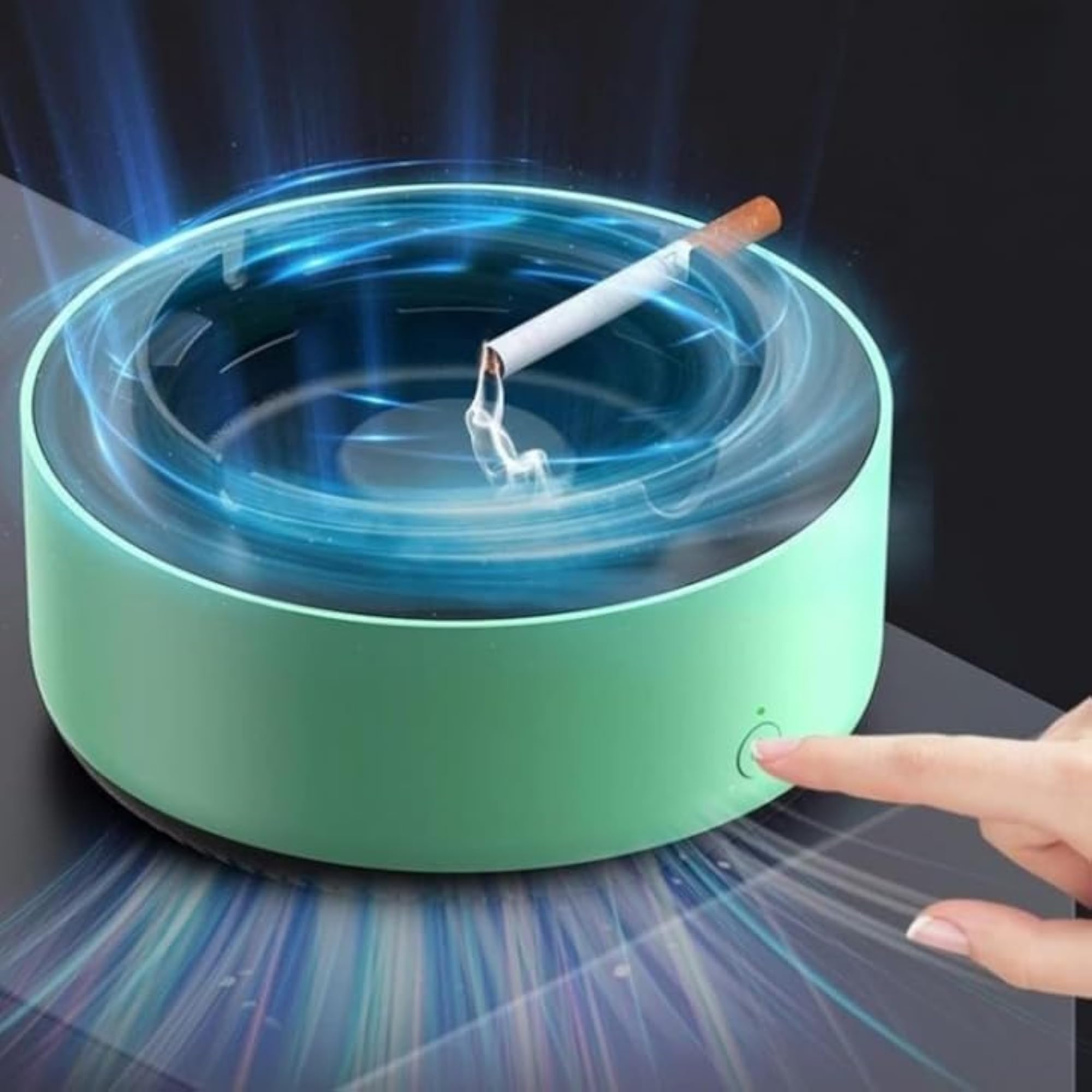 Self Extinguishing Air Purifier Ashtray with Filter