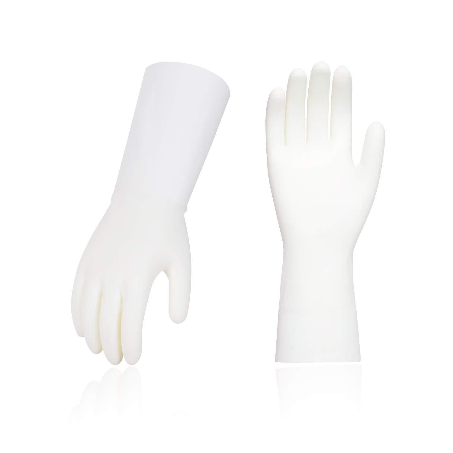 Vgo 10 Pairs Reusable Household Gloves Nitrile Dishwashing Gloves