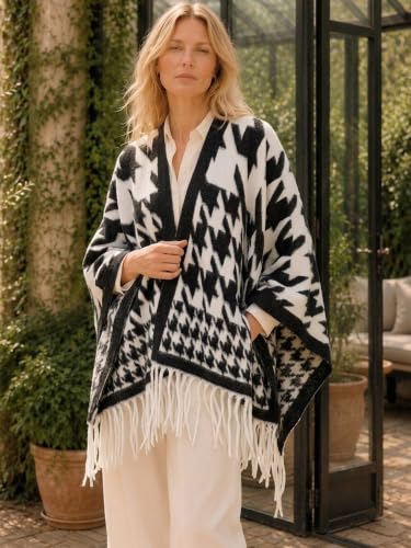 Image of Breezy Lane Shawl Wraps for Women Ponchos Ruana Wraps Cardigan