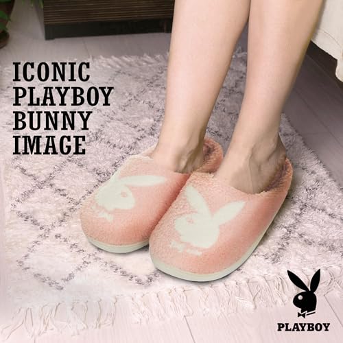 Playboy Womens Slippers Gifts for Women Extra Cozy Fuzzy House Slippers Slip On3