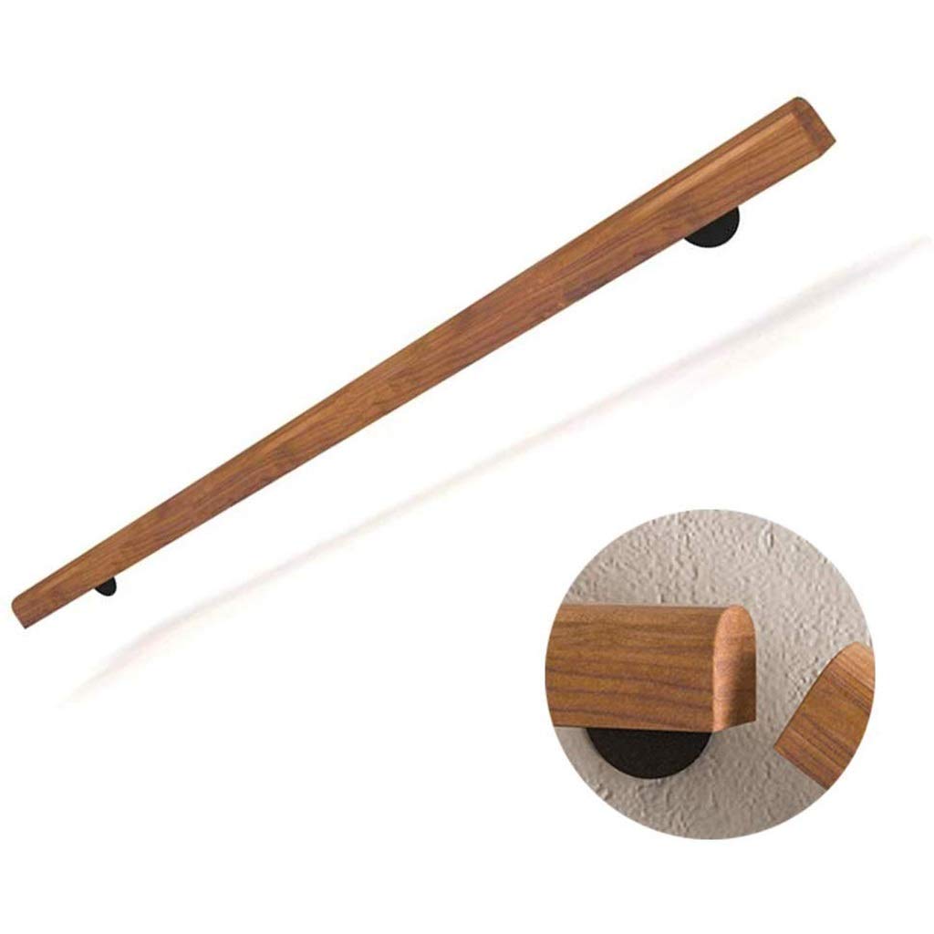 Main courante d'escalier pour intérieur de loft rampe en bois contre le mur
