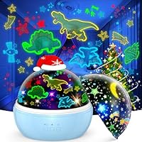EUCOCO Dinosaur Toys for Boys, Dinosaur Night Light Kids Projector Baby Lights Projector Kids Toys for 1 2 3 4 5 6 Year Old Boys Birthday Gifts Sensory Lights for Autism Sensory Toy for Babies