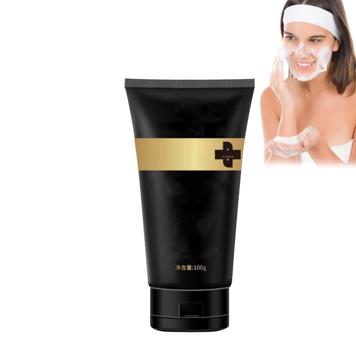 Juelreou Limpiador purificante, limpiador facial Xuerouyar, limpiador facial purificante Beautykomi, exfoliante hidratante coreano (1 unidad)