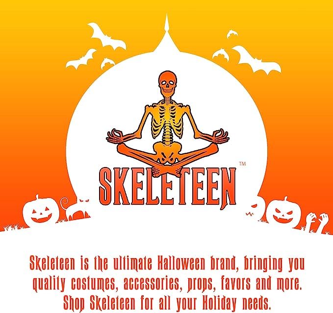 Skeleteen 1920's Flapper Accessory Set - Great Gatsby Roaring 20's Costume Accessories - 1 Set Black - Image 7