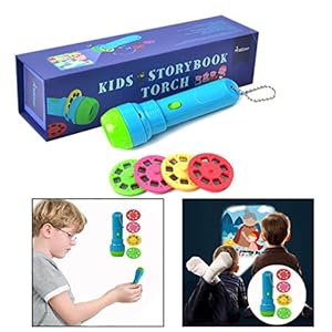 Binnan Proiettore Torcia Bambini Storia Giocattolo del Proiettore di Storia-Quattro Storie Classiche per Bambini, 32 Scene
