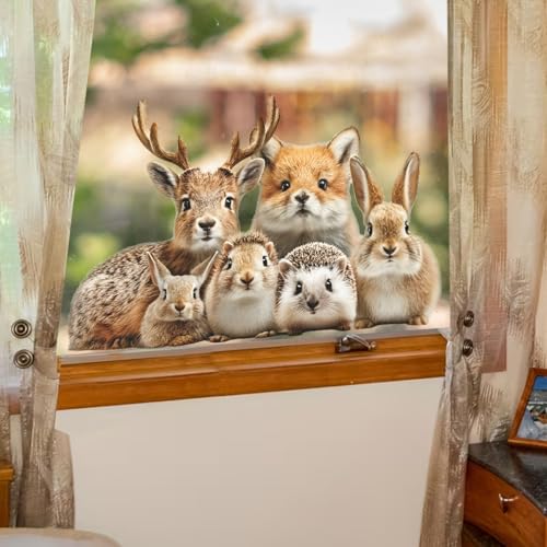 Vinilos Decorativos Animales Bosque para Niños miniatura 6