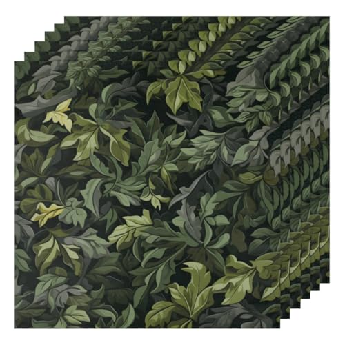 Set de 6 Servilletas de Tela 50.5 x 50.5 cm Multicolor miniatura 1