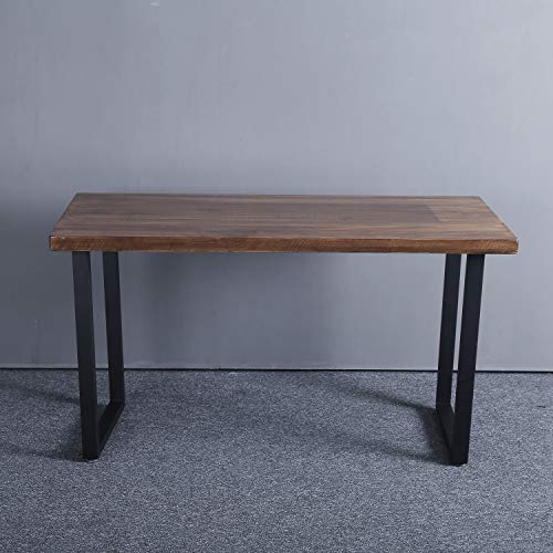 Image of MBQQ Furniture Legs 28 inchHeight 17.7 inchWide Rustic Decory Square Tube Table Legs,Heavy Duty Metal Desk Legs,Dining Table Legs,Industrial Modern, DIY Iron Bench Legs