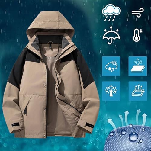 Chaqueta cortavientos impermeable con protección solar para exterior 4