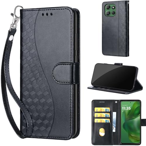 Étui portefeuille Motorola Moto G Power 2025 housse anti-rayures avec porte-cartes