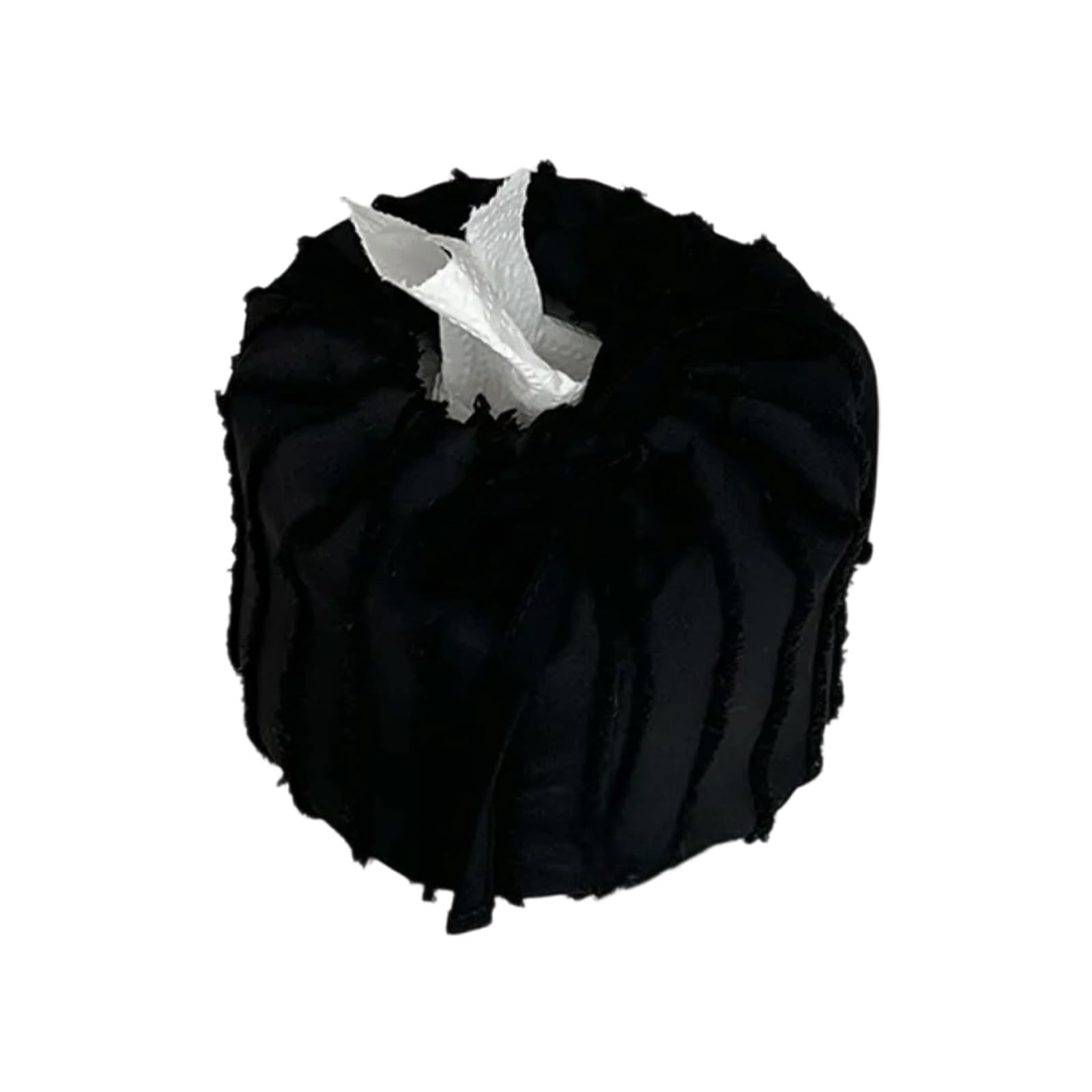 Limtula Sturdy Polyester Tissue Holder Featuring Bowknot for Easy Access in Kitchens Dining Drawstring Tissue Dispenser
