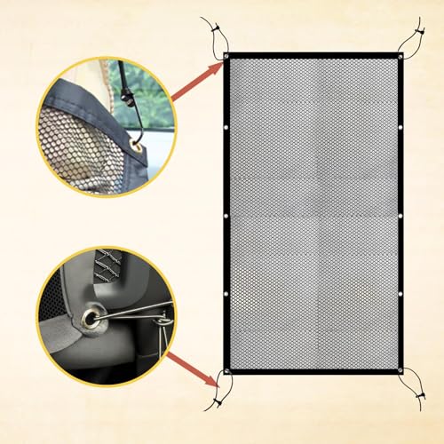 Protection grille voiture chien VW Sharan II évite projections de bagages - 3