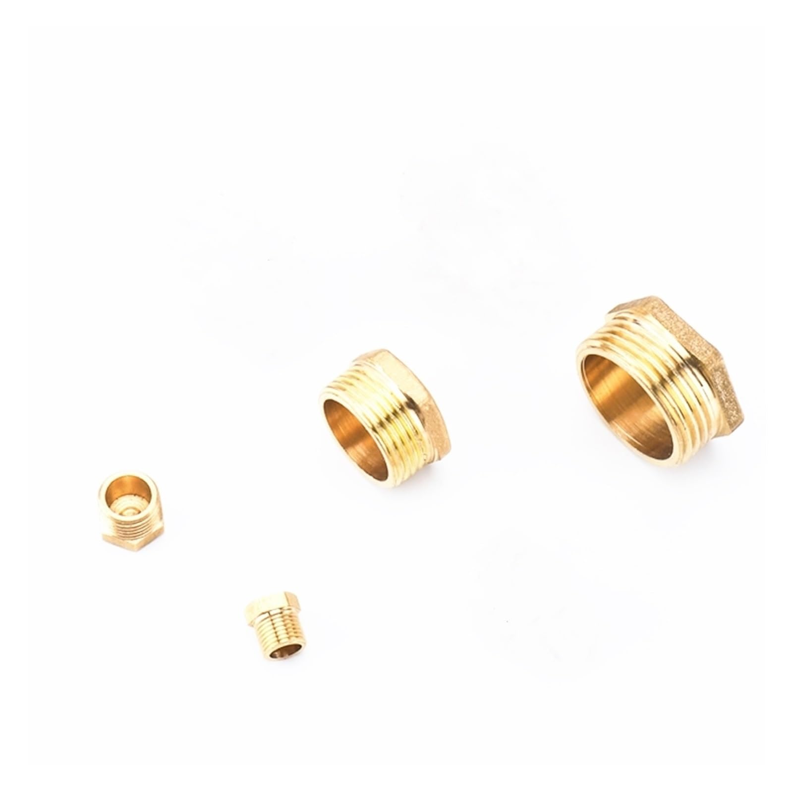 Embout de tuyau en laiton à tête hexagonale BSP mâle 0,3 cm à 2,5 cm