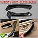 LIYYOO E90 Interior Door Handle Replacement Kit for BMW 3 Series 2004-2011 E90/E91/E92/E93 316i 318i 320i 323i 325i 328i 330i 335i,Door Pull Handles + Door Handle Cover (Left Side,Black)